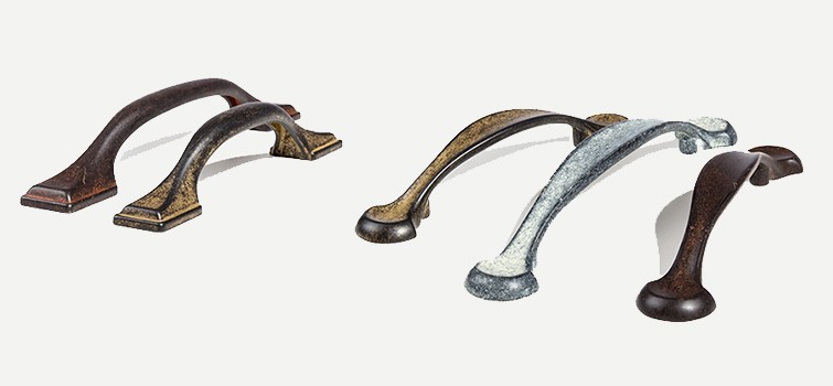 Original handles in retro style