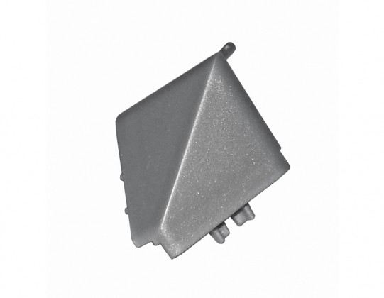 Outer Corner 90° L20/p/74, Dark Grey