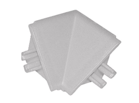 Inner  Corner 90° L20/r/03, Light Grey