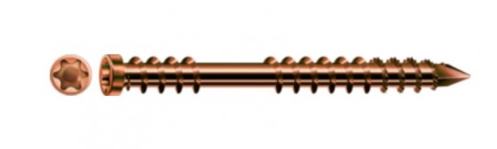 SPAX screw 5x50 cylindrical head TXS, stainless steel A2, C, antique