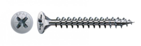 SPAX screw 4x17 countersunk head PZ, W, 4C MH