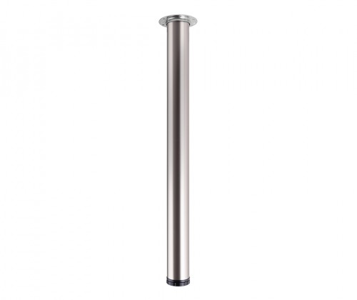 StrongLegs table leg TS001, 710R/60mm, satin nickel mat