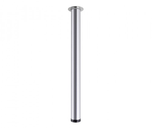 StrongLegs table leg TS001, 710R/60mm, silver RAL 9006, gloss