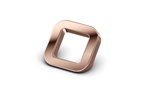 HETTICH 9207444 Knob BUENA 40/32 mm shiny copper