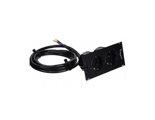 BACHMANN 929.000 socket element DUE, 2x Schuko