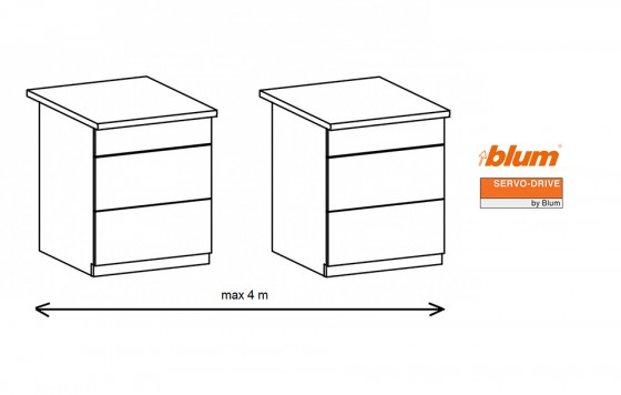 K-BLUM Servodrive set 2/6/650 mm