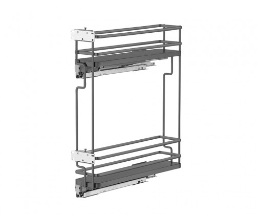 VIBO Galaxy double basket side 150mm anthracite left