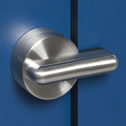 WC Closer with occupied/free indicator, for offset hinge, for laminate 12 mm