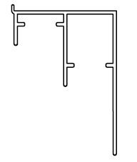 SISCO 1330 AF/alu bottom rail 600cm