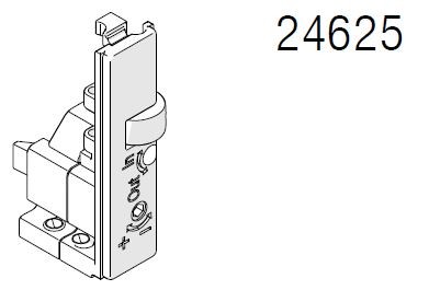 HAWA 24625 Concepta 25/35 adjustment regulator upper right/lower left
