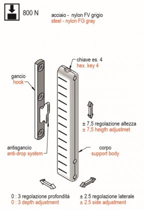 OMM-Hanging hook A.A422.02