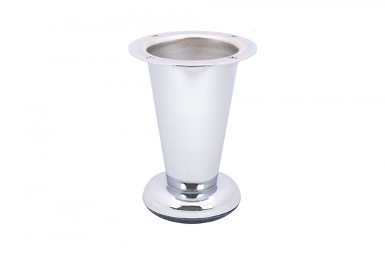 StrongLegs furniture leg FS016, 100Rmm, shiny chrome