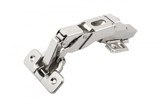 StrongHinges S3 half overlay soft closing hinge 155°, clip-type
