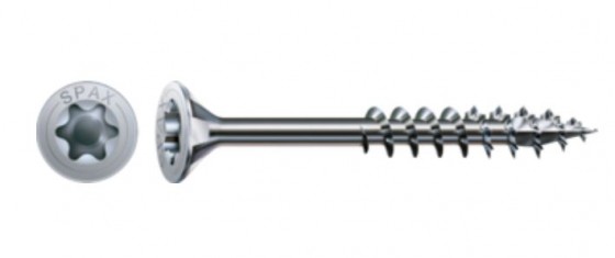 SPAX screw 4.5x60/42 countersunk head TXS,W,4C MH, partial thread