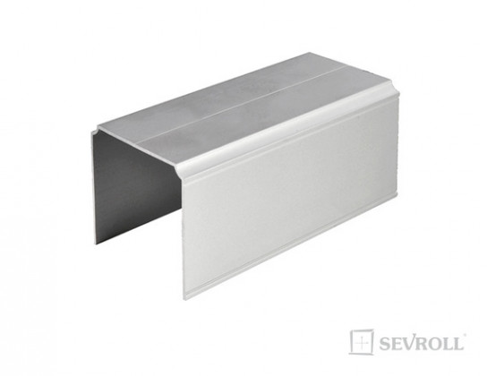 SEVROLL 03199 Top upper guide simple 2.35m silver