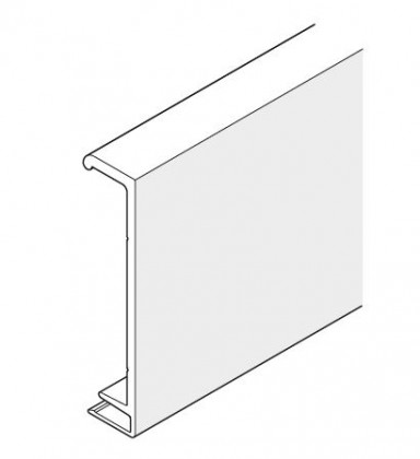 HAWA 25445 Junior 80/B-Pocket sliding interior fittings cover strip 2m anodized