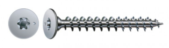 SPAX screw 3x20 flat head TXS zinc white T10