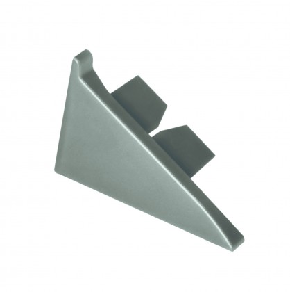 Edge Seal Strip Barier Krono End-cap left,  Dark Grey