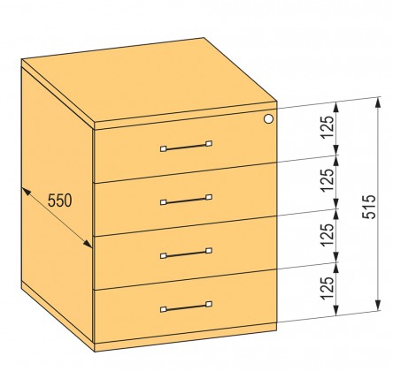 K-BBP Container 4 + 0, Strong slide