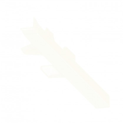 Edge Seal Strip Barier Krono Outer Corner 90°,  White