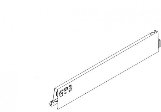 BLUM 378M4502SA slide Antaro 450 white P