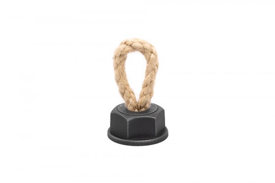 TULIP Knob Spaccata rope/antique black