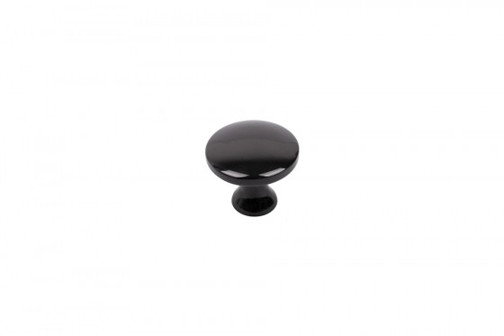 TULIP Knob Evan black polished