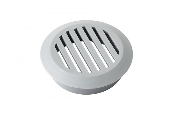 Duct vent 50mm gray height 17mm