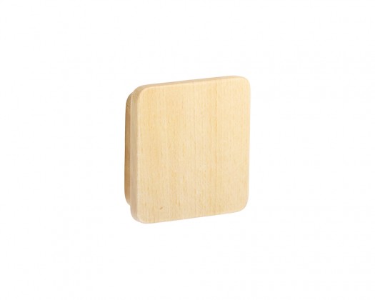 TULIP Handle Square beech raw + screws