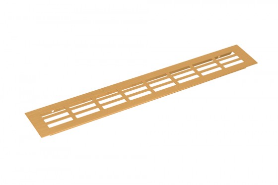 Ventilation grid 100/400 anodised gold