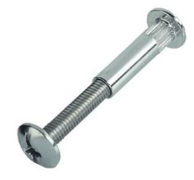 Furniture connector M4x22 JCNR NI (nut + screw)