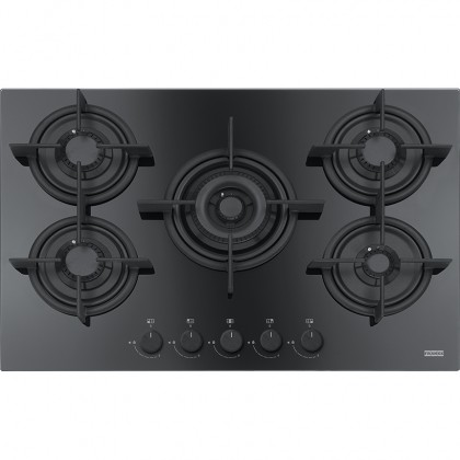 FRANKE Gas hob FHCR 755 4G TC HE BK C Black glass