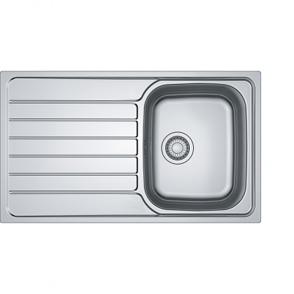 FRANKE Sink SKX 611-86/2P 860 x 500mm stainless steel drain right