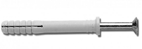 Hammering dowel with flat edge 6x80mm