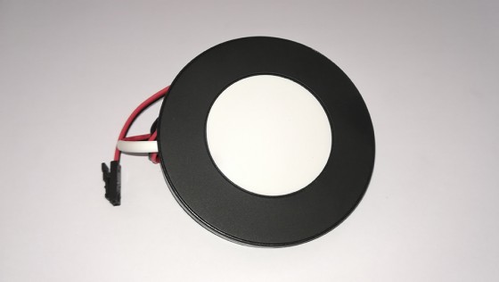 LED spotlight BAILEN 12V 3W black white cold