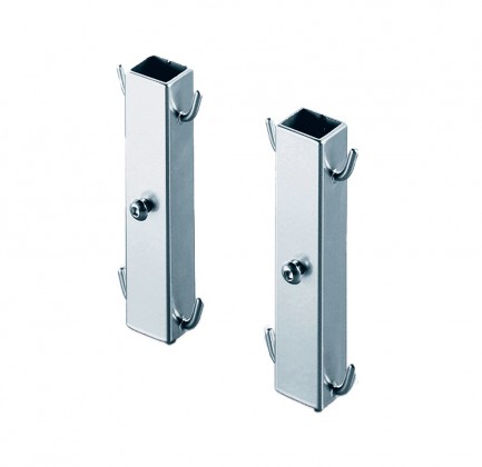 KES 4276 Dispensa frame extension 125mm gray, pair (two pieces)