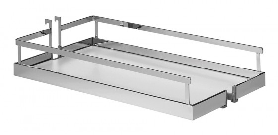 KES 260196 Dispensa basket ARENA style 200mm white bottom/railing chrome