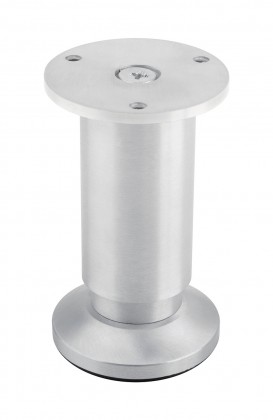 StrongLegs furniture leg FA005, 120Rmm, brushed aluminium
