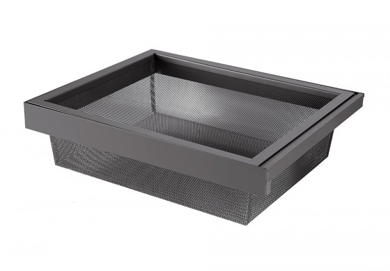 StrongWire wire basket with frame and damped slide, 800 mm, brown