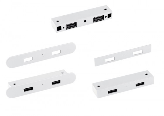 StrongPower USB charger, 2 x charging outputs, white