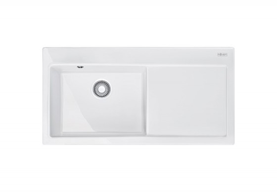 FRANKE Sink MTK 611-100/2 1000 x 510 Glacier drain right