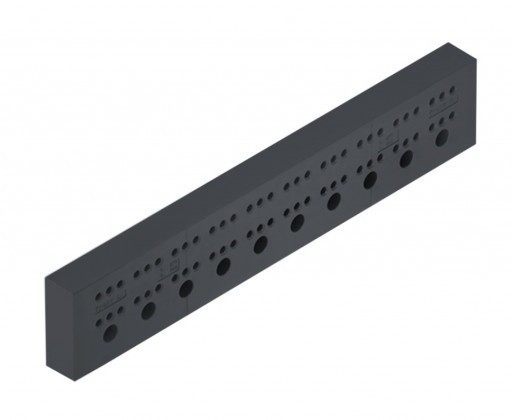 HETTICH 9269724 ArciTech spacer bar 25x350x67mm anthracite