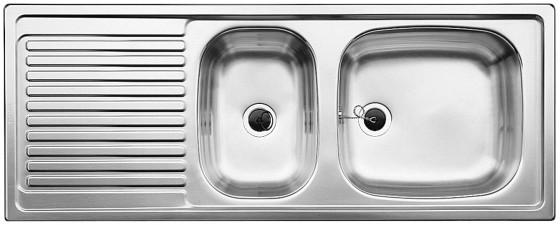 BLANCO 500847 Sink Top EZS 11x4 stainless steel natural gloss without eccentric