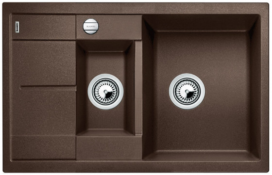BLANCO 515044 Metra 6 S Compact coffee sink with Silgranit PuraDur eccentric