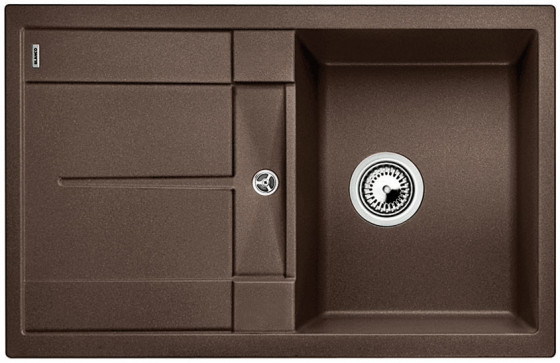 BLANCO 515039 Metra 45 S coffee sink without eccentric Silgranit PuraDur