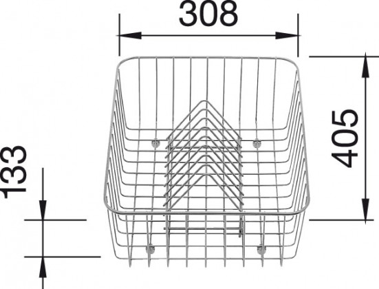 BLANCO 507829 Accessories basket for dishes stainless-Multifunctional
