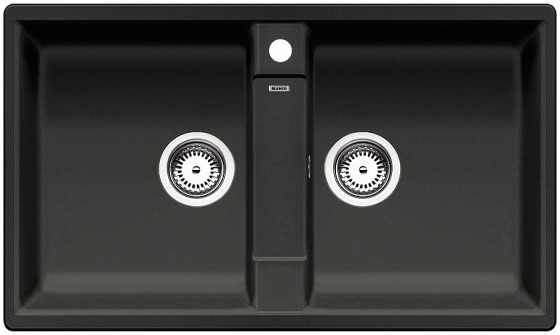 BLANCO 516686 Sink Zia 9 anthracite without eccentric Silgranit PuraDur