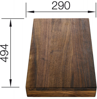 BLANCO 225331 Accessories cutting board walnut for Axis II