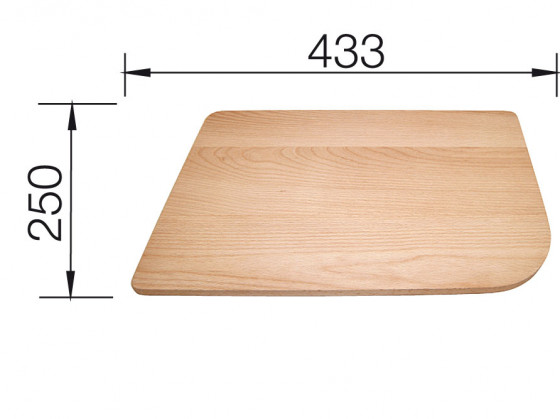 BLANCO 513484 Accessories wooden cutting board for Delta 18/10 and Silgranit