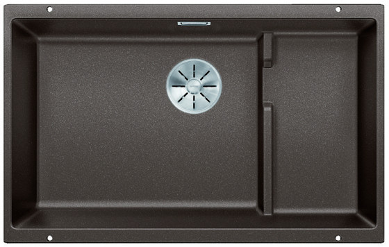 BLANCO 523547 Sink Subline 700-U Level coffee InFino manual Silgranit PuraDur